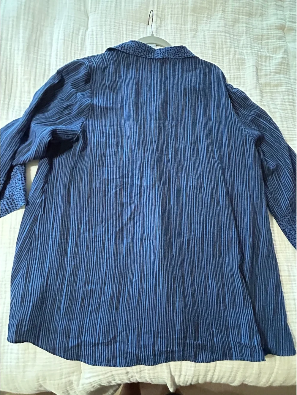 Habitat striped button down oversized shirt NWT